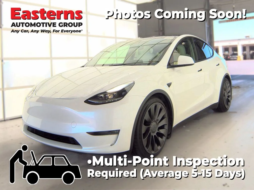 Used 2022 White Tesla Performance image 1