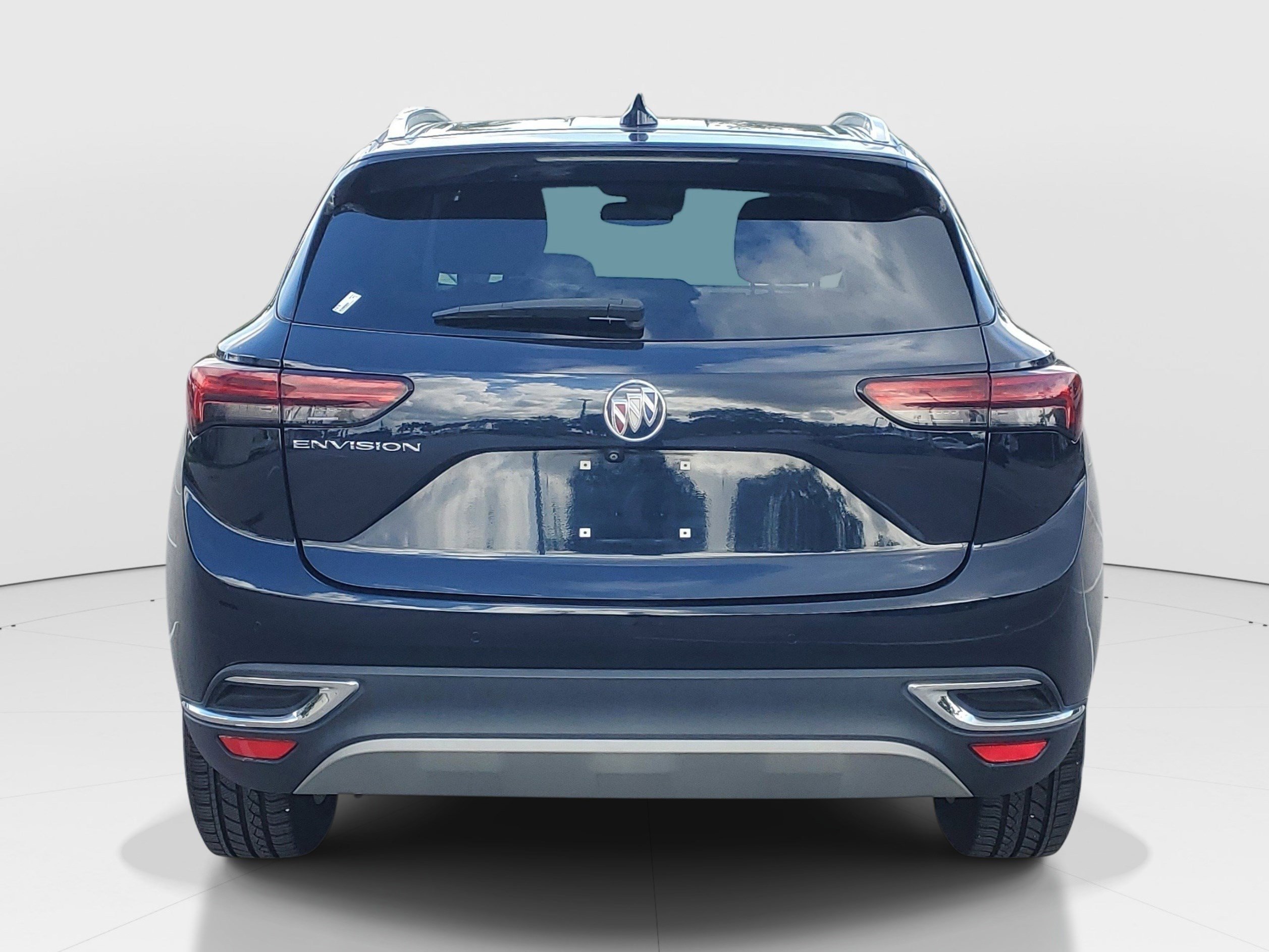 Used 2021 Dark Moon Blue Metallic Buick Preferred image 4