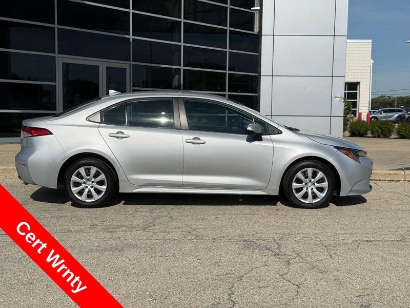 Certified Used 2025 Classic Silver Metallic Toyota LE image 2