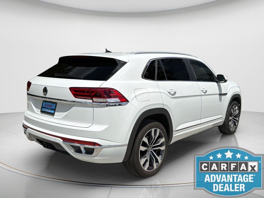 Certified Used 2021 White Volkswagen 3.6L V6 SEL R-Line image 5