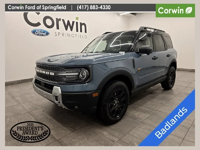 New 2026 Azure Gray Metallic Tri-Coat Ford Badlands® image 1