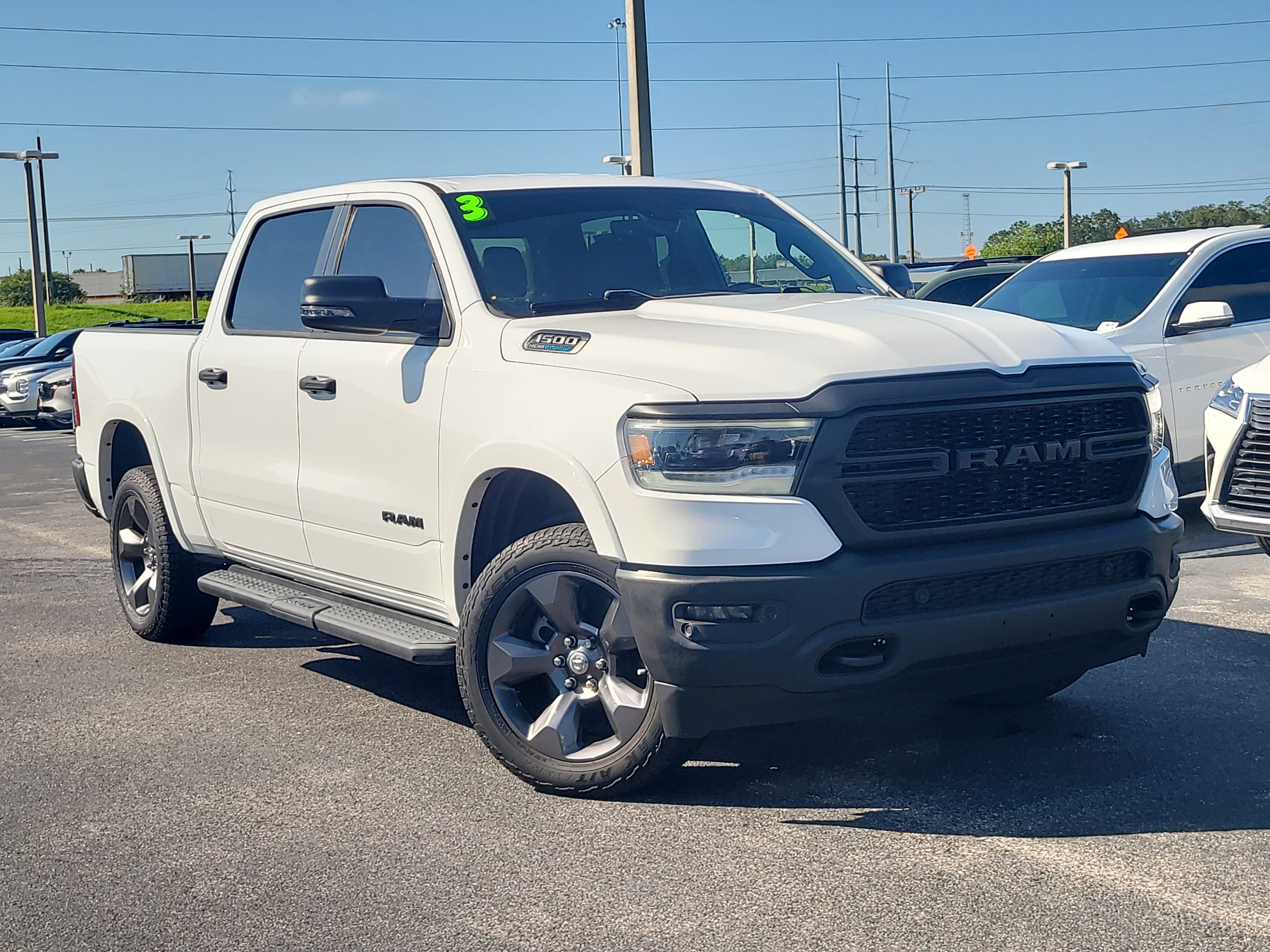 Used 2023 Bright White Clearcoat Ram Big Horn image 1