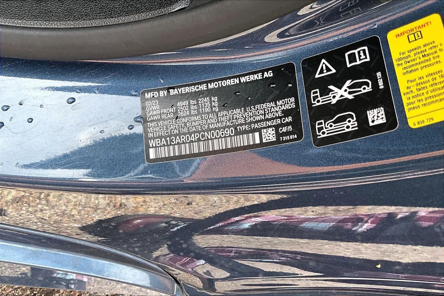 Used 2023 Arctic Race Blue Metallic BMW M440i xDrive image 28