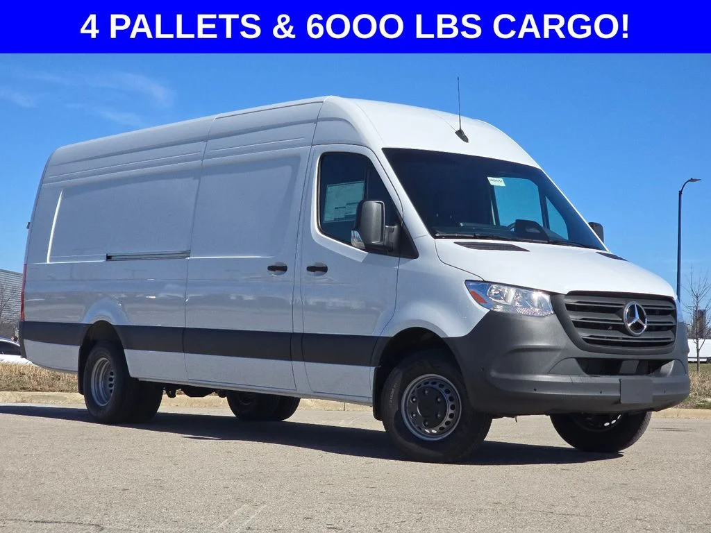 New 2026 Arctic White Mercedes-Benz Extended Cargo Van 170 in. WB image 2