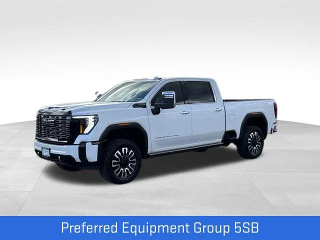 Certified Used 2025 White Frost Tricoat GMC Denali Ultimate image 1