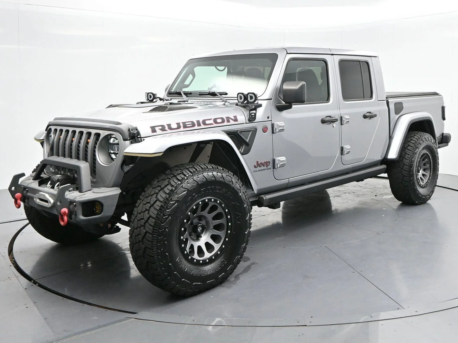 Used 2020 Billet Silver Metallic Clearcoat Jeep Rubicon image 3