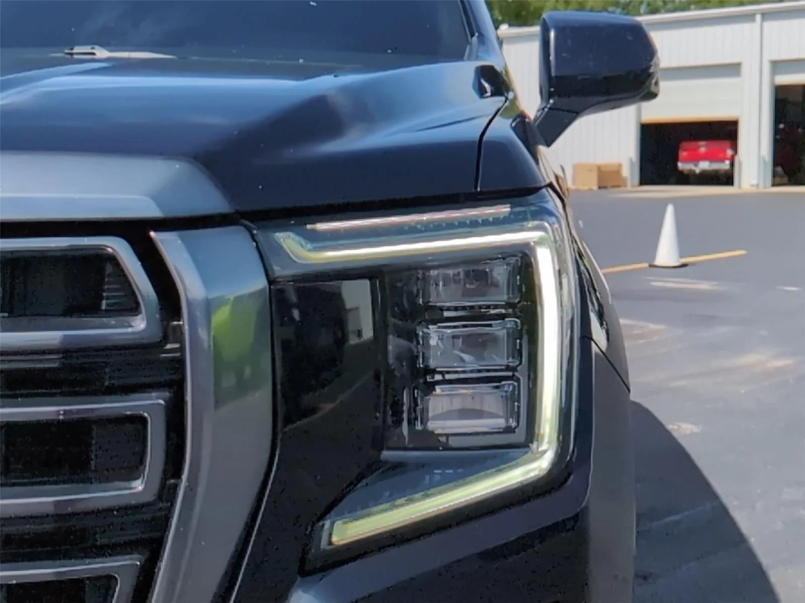 Used 2021 MIDNIGHT BLUE METALLIC GMC AT4 image 13