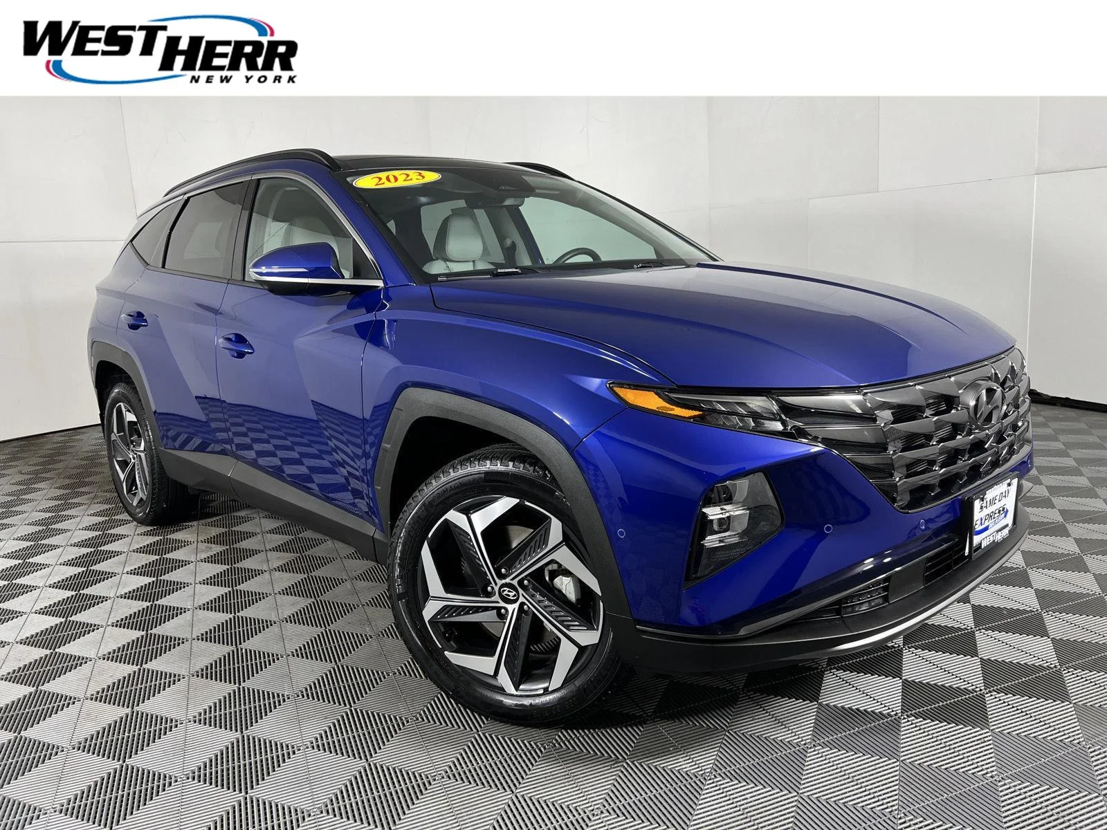 Used 2023 Intense Blue Hyundai Limited image 1