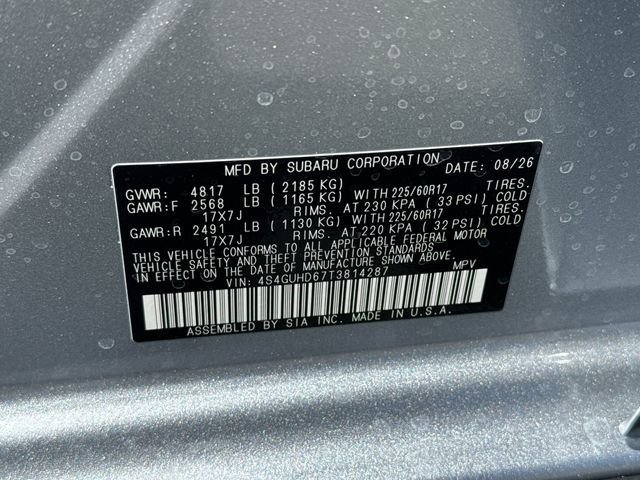 New 2026 ICE SILVER METALLIC Subaru Premium image 36