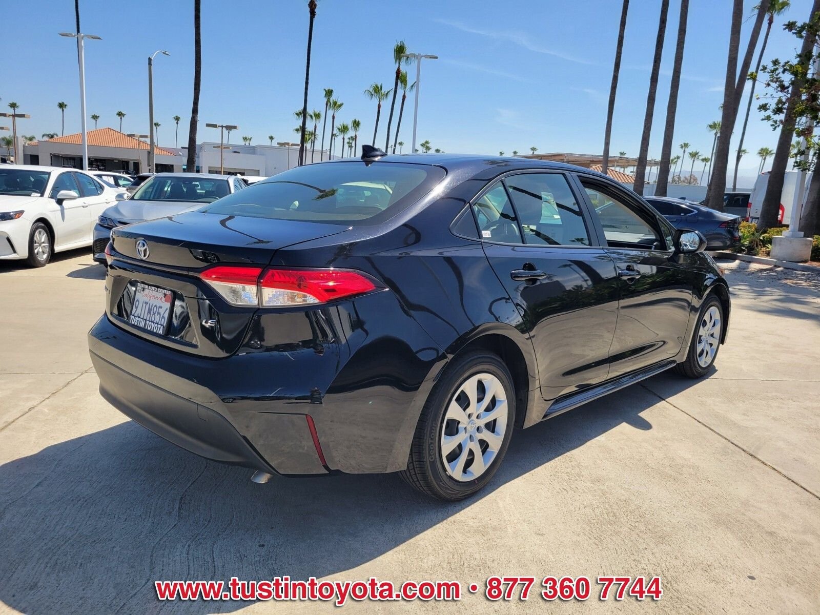 Certified Used 2024 Black Toyota LE image 4