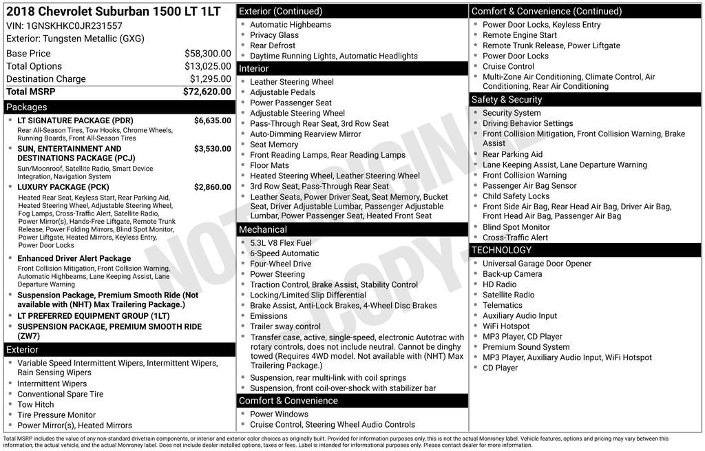 Used 2018 Gray Chevrolet LT image 2