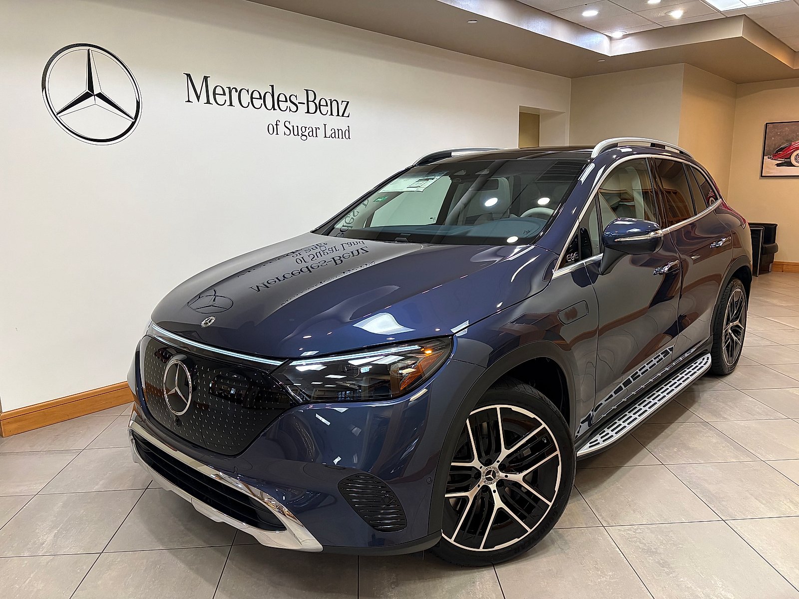 New 2027 Twilight Blue Metallic Mercedes-Benz EQE 320+ image 1
