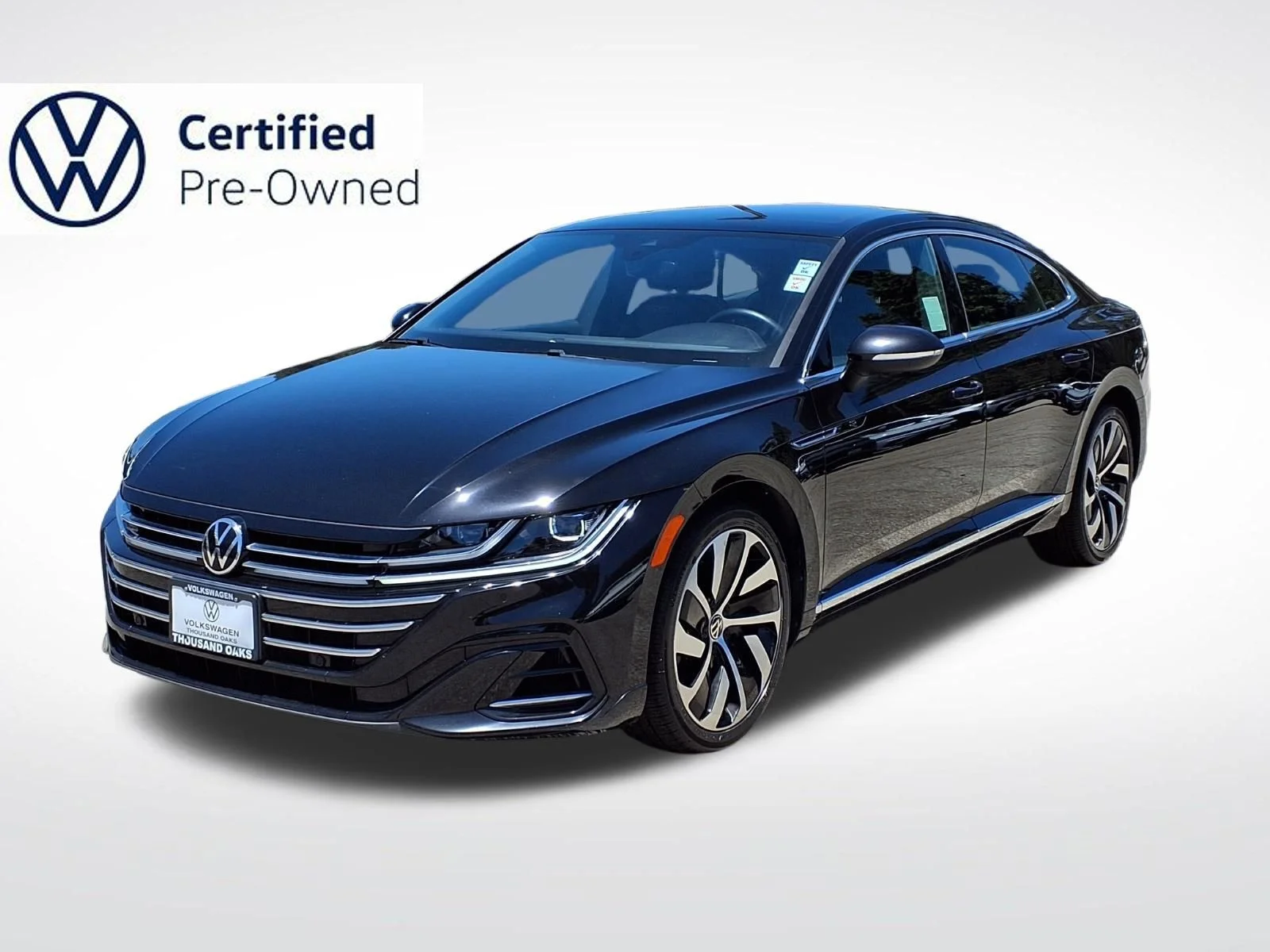 Certified Used 2022 Black Volkswagen 2.0T SEL R-Line image 1