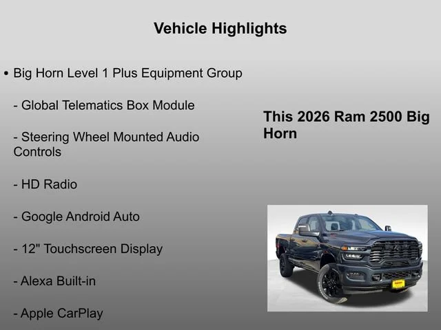 New 2026 Forged Blue Metallic Exterior Paint RAM Big Horn image 27