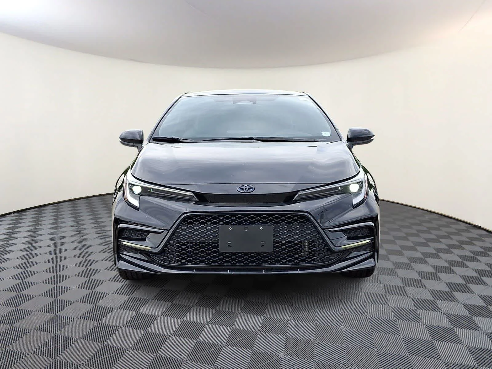 Used 2024 Midnight Black Metallic Toyota Hybrid SE image 3
