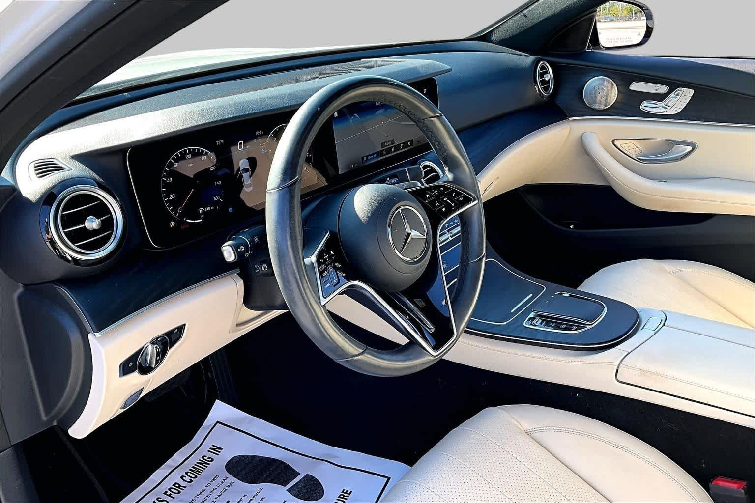 Certified Used 2023 Polar White Mercedes-Benz E 350 image 18