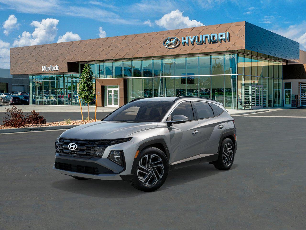 New 2026 Shimmering Silver Hyundai SEL Plus AWD image 1