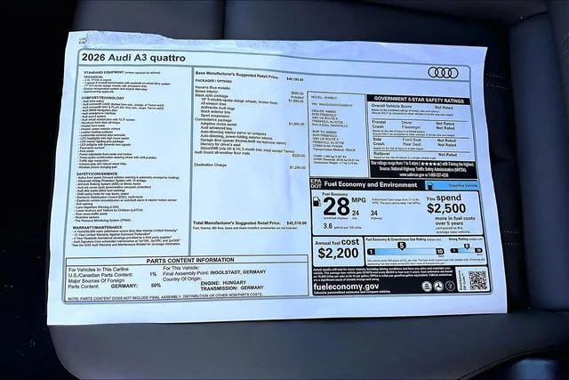 New 2026 Blue Audi  image 14