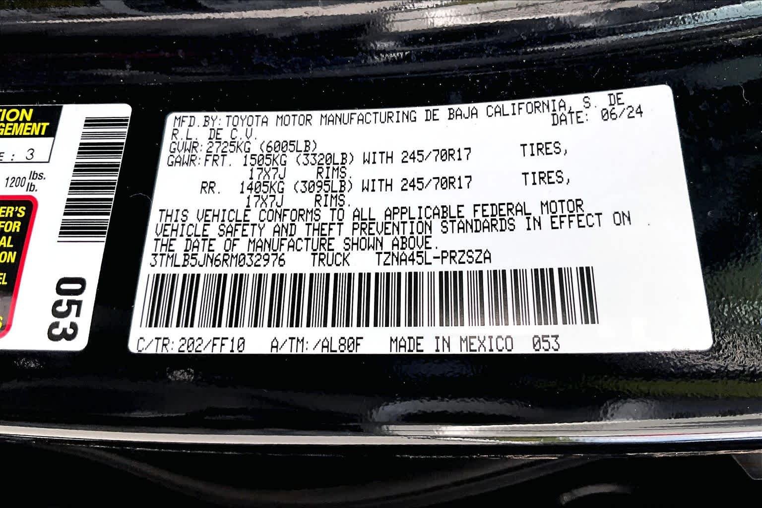 Used 2024 Black Toyota SR5 image 36