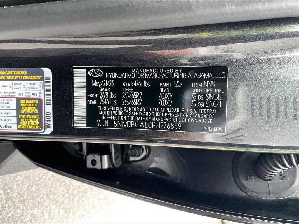 Used 2023 Portofino Gray Hyundai SEL image 31
