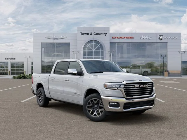 New 2026 Bright White Clear-Coat Exterior Paint RAM Laramie image 5