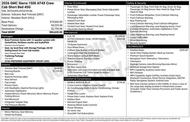 2026 GMC Sierra 1500 AT4X - Photo 29