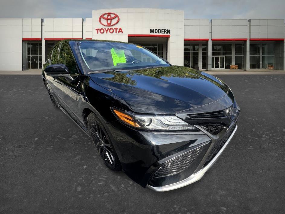 Used 2023 Midnight Black Metallic Toyota XSE image 7