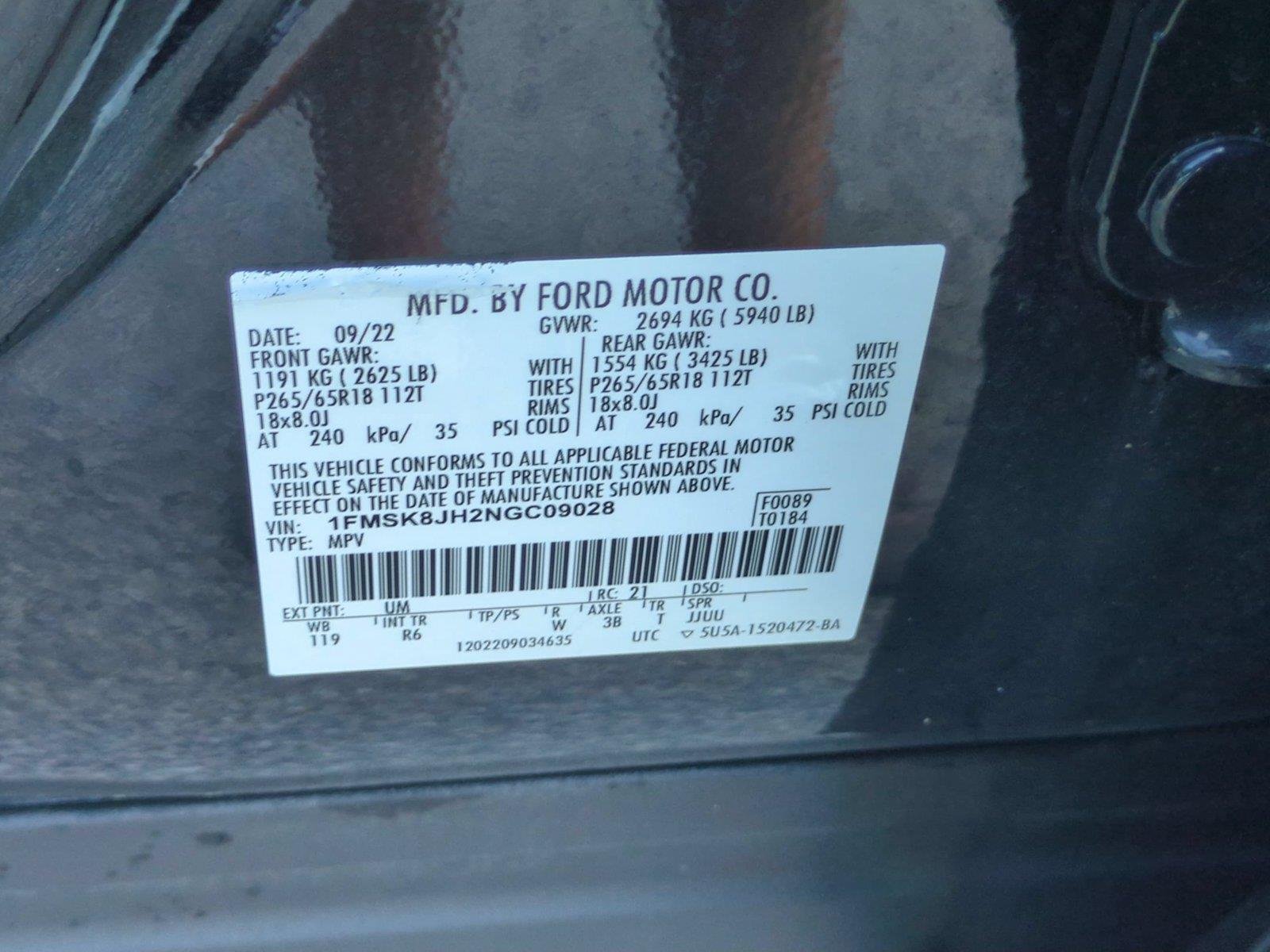 Used 2022 Agate Black Ford Timberline image 43