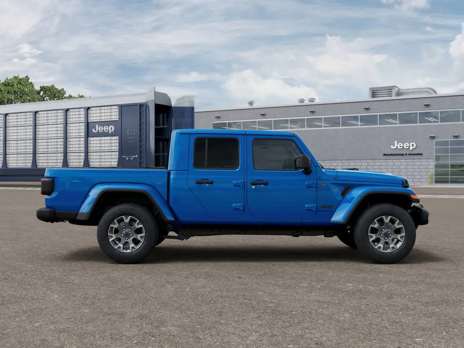 New 2026 Hydro Blue Pearl-Coat Exterior Paint Jeep Sahara image 21
