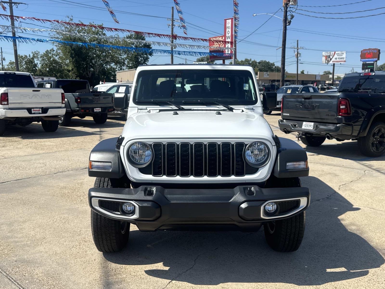 Used 2026 Bright White Clearcoat Jeep Sport image 2