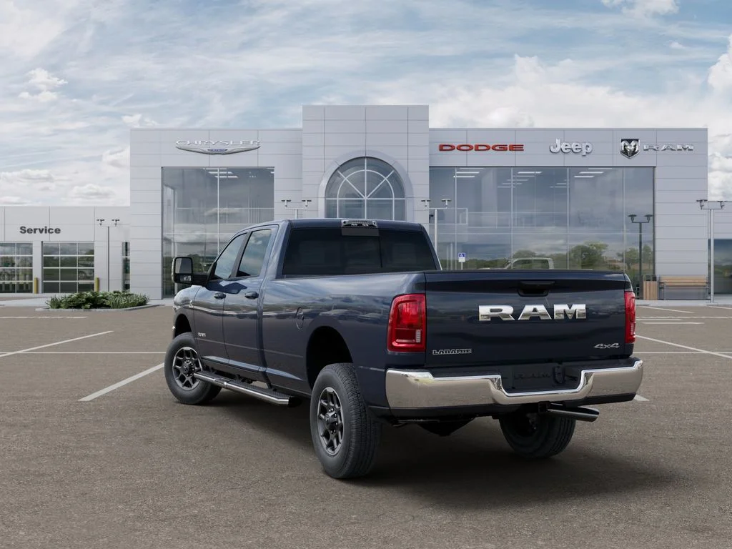New 2025 Forged Blue Metallic Exterior Paint RAM Laramie image 3