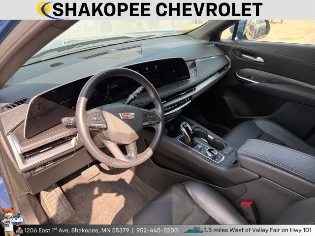 Used 2024 Deep Sea Metallic Cadillac Premium Luxury image 4