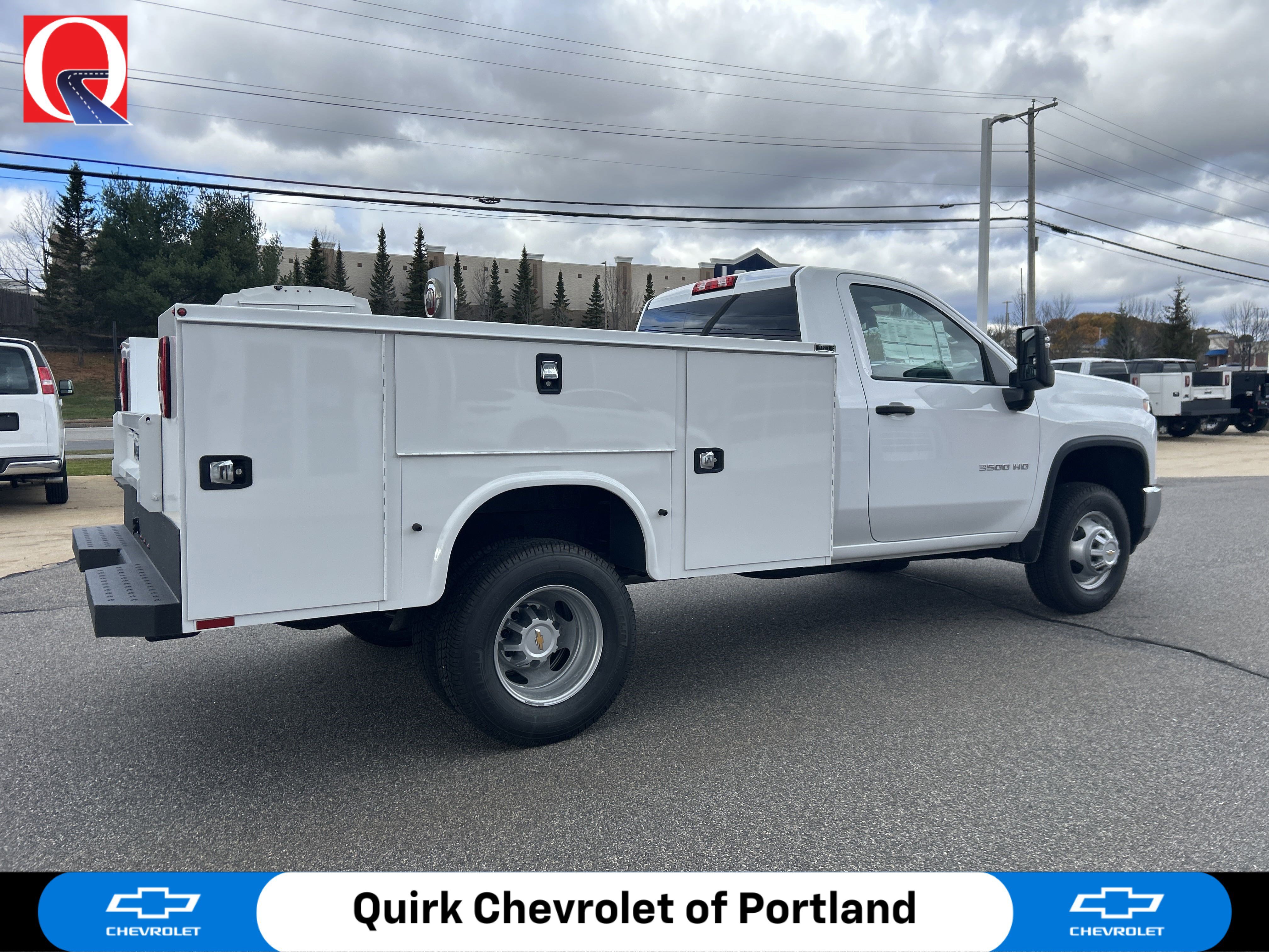 New 2025 Summit White Chevrolet Work Truck image 1