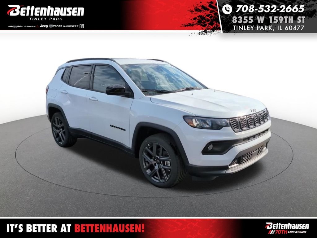 New 2026 Bright White Clear-Coat Exterior Paint Jeep Latitude image 3