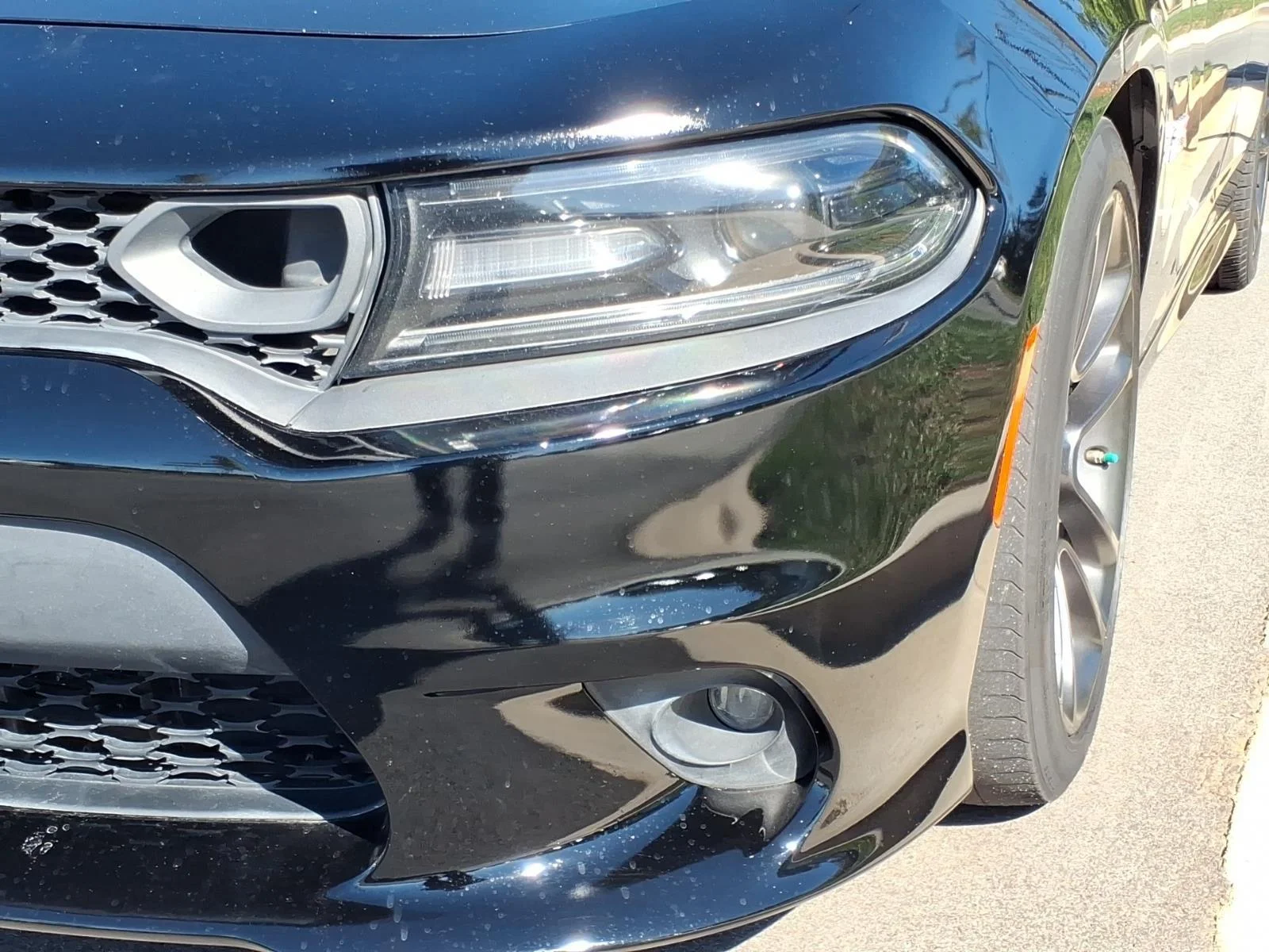 Used 2020 Pitch Black Clearcoat Dodge Scat Pack image 2