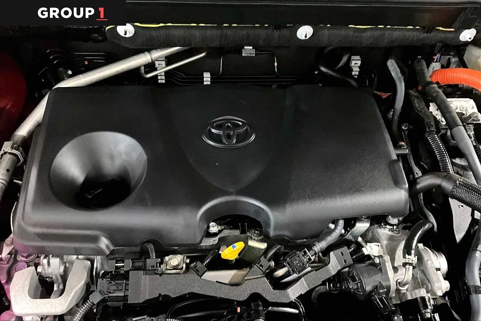 Certified Used 2025 Ruby Flare Pearl Toyota Hybrid XLE image 33