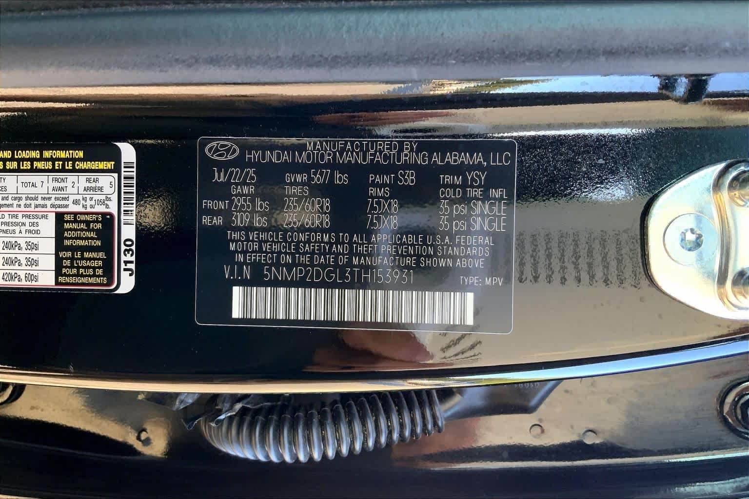 Used 2026 Phantom Black Hyundai SEL image 29