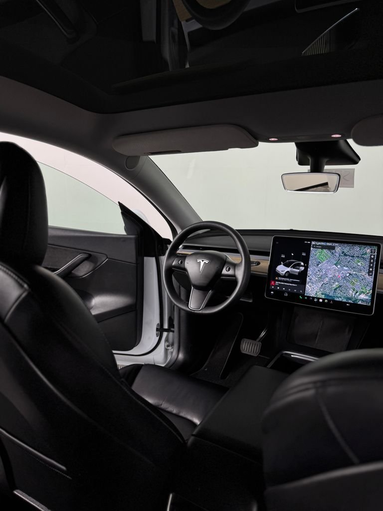 Used 2021 Pearl White Multi-Coat Tesla Long Range image 25