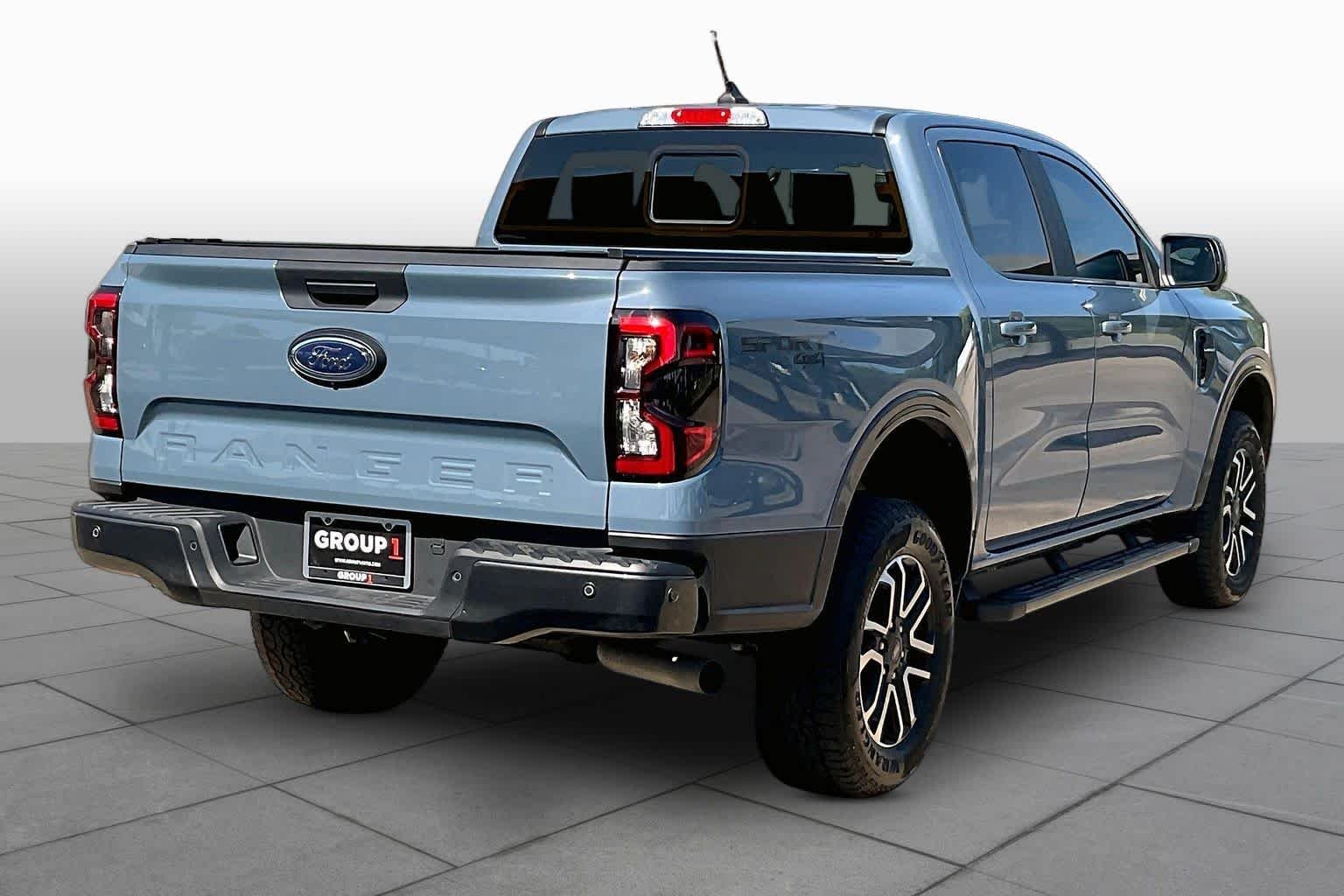 Used 2024 Azure Gray Metallic Tri-Coat Ford LARIAT image 13