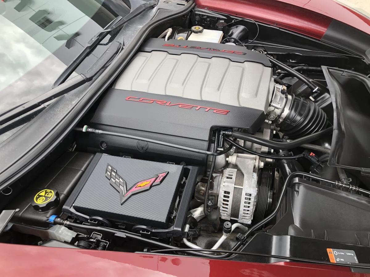 Used 2016 Red Chevrolet 2dr Stingray Cpe w/1LT image 8