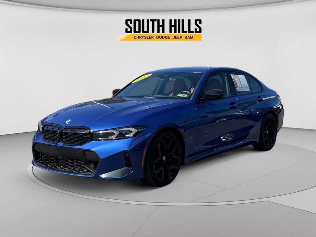 Used 2025 Blue BMW M340i xDrive image 1