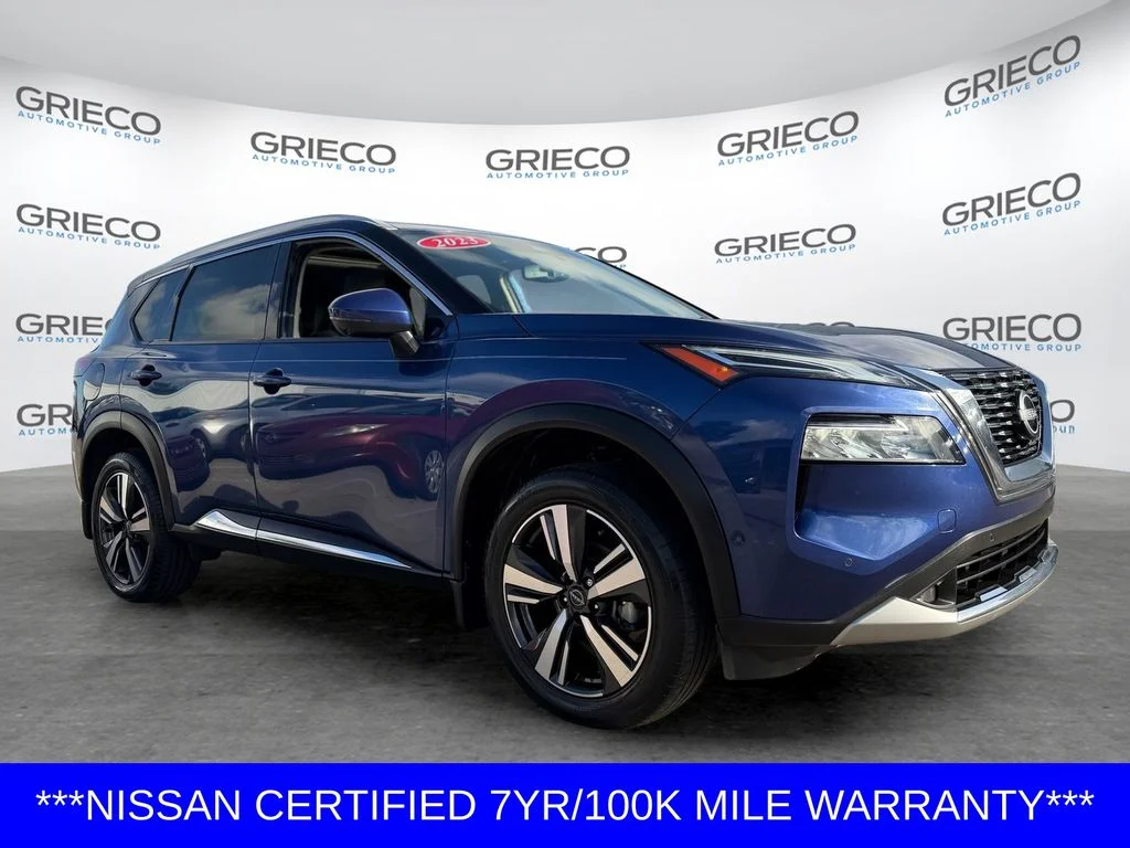 Used 2023 Blue Nissan Platinum image 1