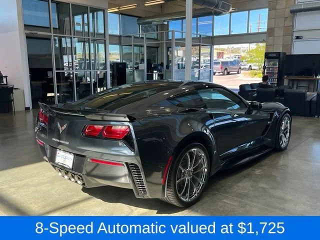 Used 2018 WATKINS GLEN GRAY METALLIC Chevrolet Grand Sport 3LT image 6