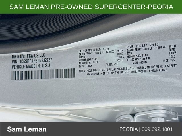Used 2026 Silver Ram Tungsten image 33