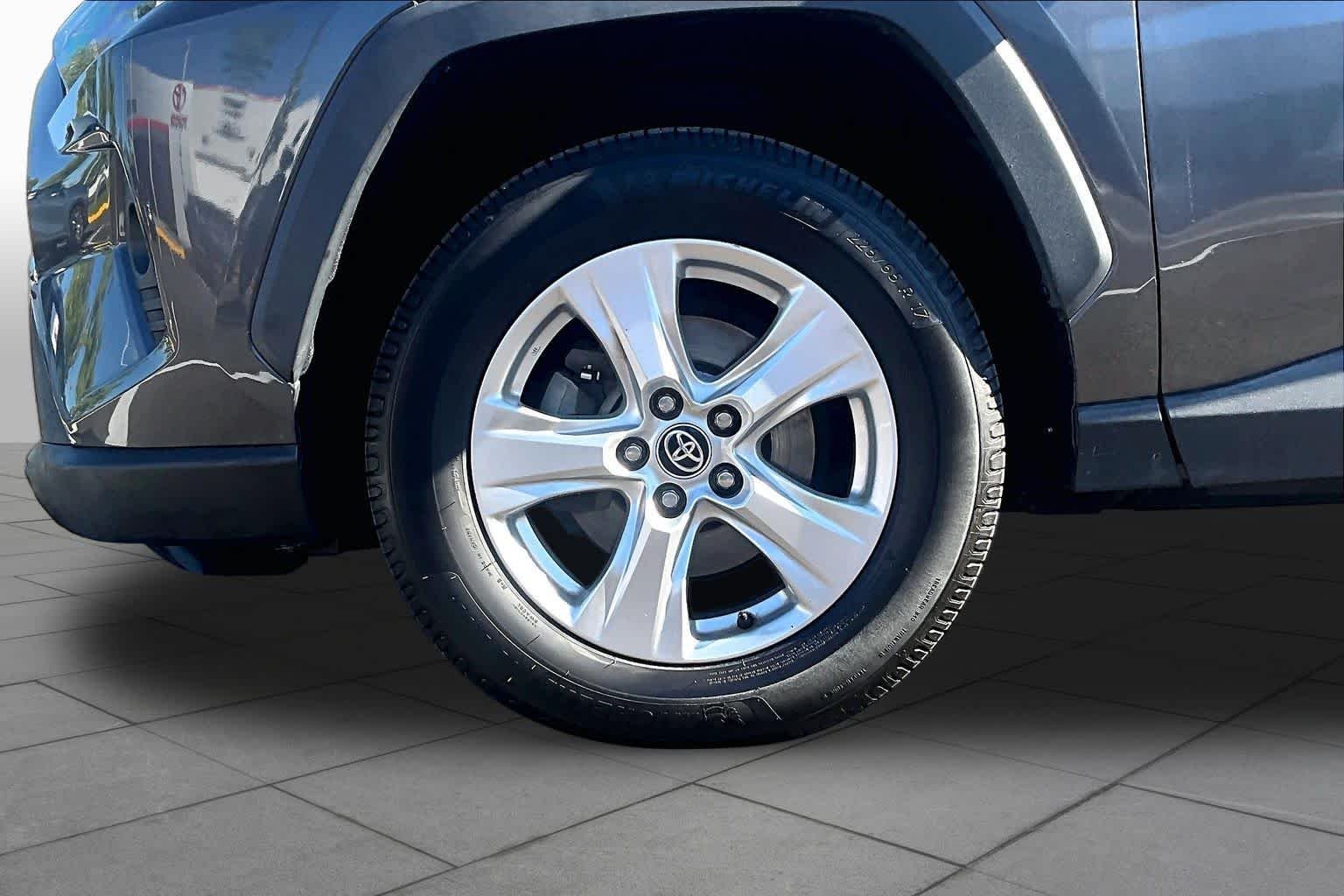 Used 2021 Magnetic Gray Metallic Toyota XLE image 11