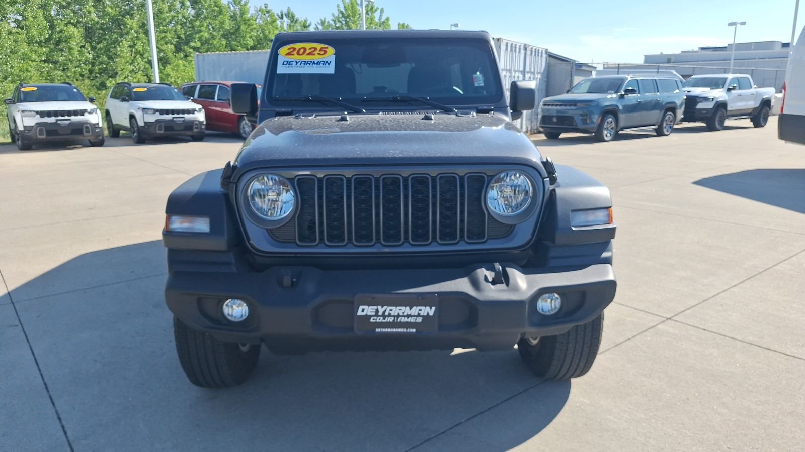 Certified Used 2025 Gray Jeep Sport S image 8