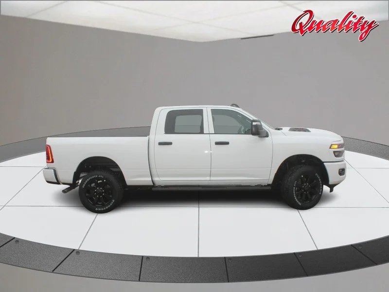 New 2026 Bright White Clear-Coat Exterior Paint RAM Black Express image 2