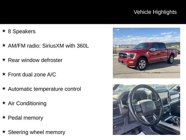 Used 2023 Red Ford Platinum image 16