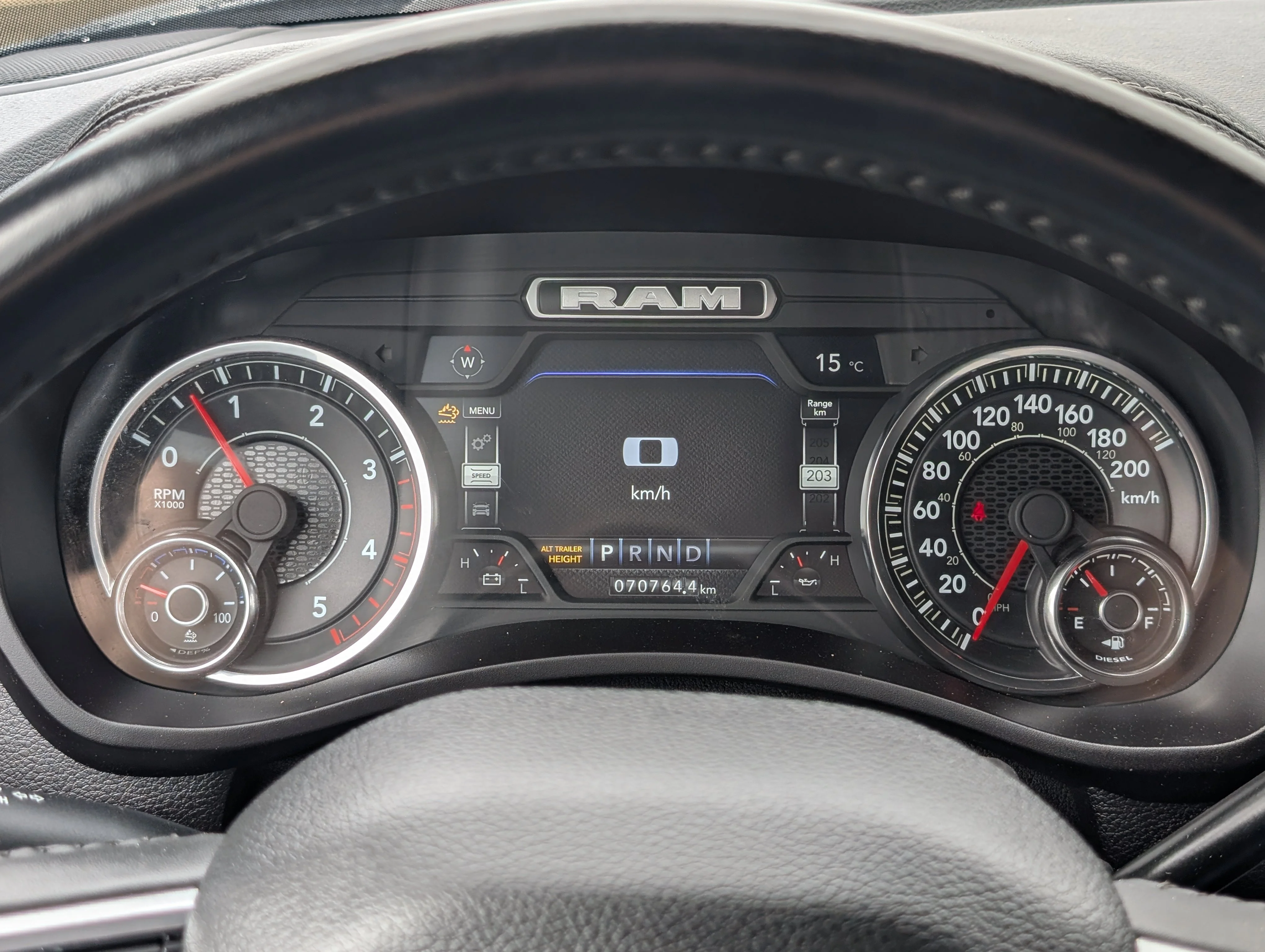 Used 2023 Patriot Blue Pearl Ram Laramie image 31