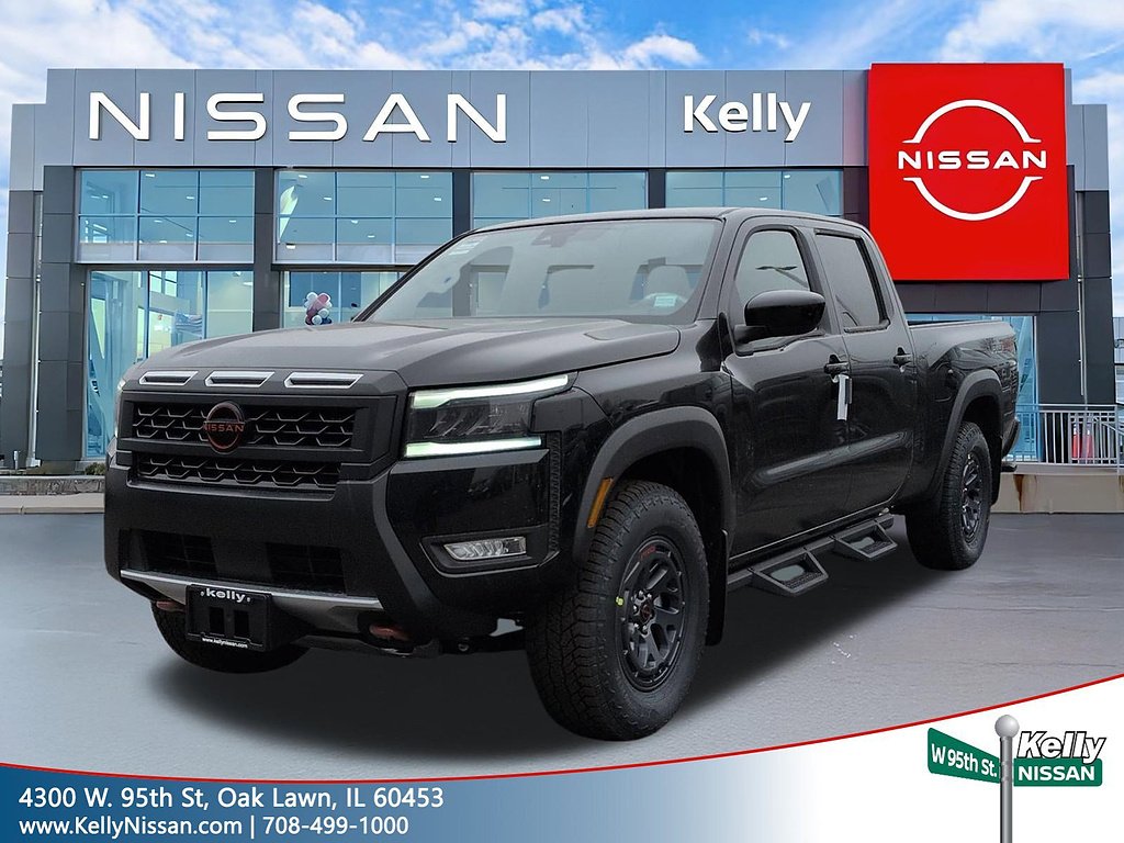 New 2026 Super Black Nissan Crew Cab PRO-4X® Long Bed image 1